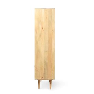 Elegant Designer Wooden Bookshelf for Office Library Contemporary <b>Solid</b> <b>Wood</b> Storage Unit for Home Study Room Office Library - Product Image 4