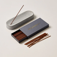 Boîte d'allumettes en carton rigide de luxe imprimée à la main boîtes d'encens à tiroir coulissant Cajas De Incienso boîte d'allumettes emballage