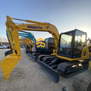 Excavatrice hydraulique sur chenilles Komatsu PC60 d'occasion, 6 tonnes, 90% neuve, économe en carburant, durable, pour usage agricole et domestique - Product Image 1