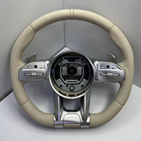 Volant en cuir personnalisé pour Mercedes Benz C257 W205 W206 W223 W222 W214 Cls Gle Glc 43 E63 E53 C63 AMG, accessoires de voiture