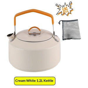 Ensemble complet d'ustensiles de cuisine pour le camping en plein air avec poêle, bouilloire, couvercle en acier, compatibilité universelle avec les réchauds - Product Image 6