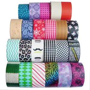 Customized Easy-Tear Floor Tape Color Printed Duct Tape DIY Decorative Cloth Tapes