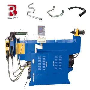 Piegatrici idrauliche elettriche completamente automatiche CNC DW 63 per la piegatura del profilo del tubo metallico