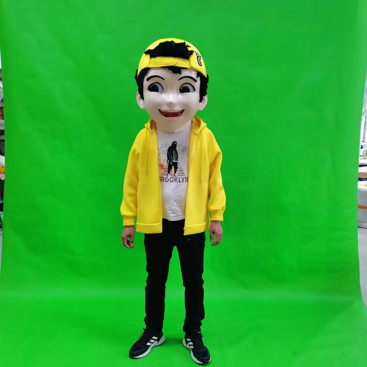 Disfraz de personaje de peluche para adultos traje de Cosplay de felpa con imagen de Animal, Color de Mascota, Unisex