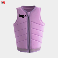 Penjualan terlaris kustom olahraga AIR profesional berselancar Wakeboarding olahraga air rompi pelampung Neoprene jaket pelampung benturan
