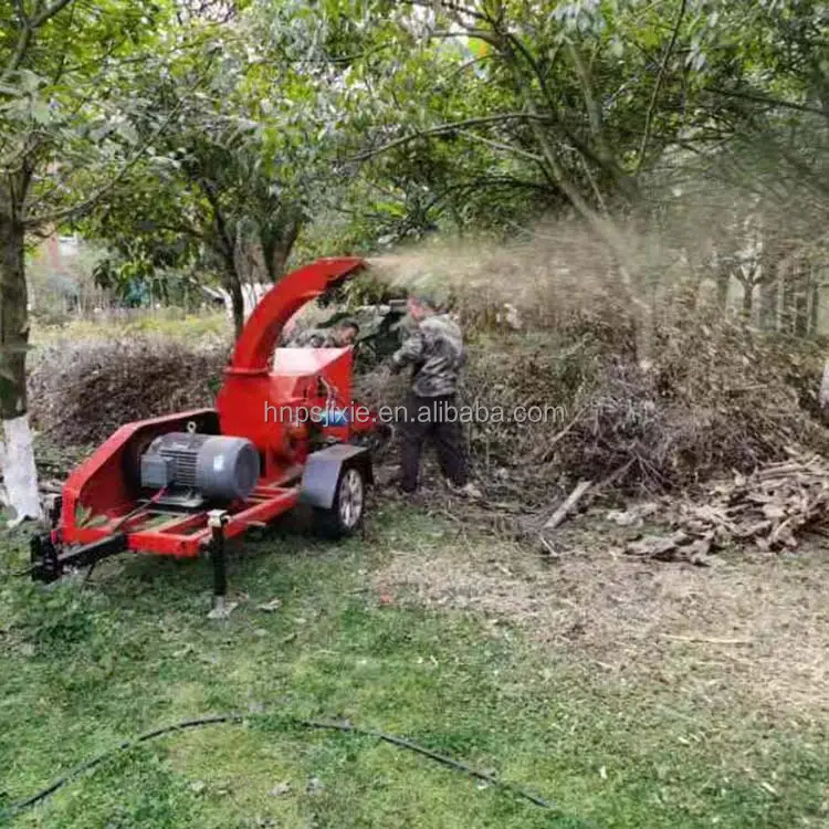 Triturador de madeira poplar, triturador para madeira, seca de árvore e pitaia de pêssego