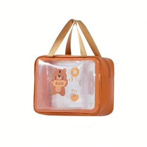 Nueva Bolsa de Maquillaje de PVC con Cierre, Linda y Moderna, Venta Directa de Fábrica, para Cosméticos - Product Image 2