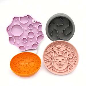 Custom BPA Free Pet Feeding <b>No</b> <b>Spill</b> Silicone Slow Feeder <b>Dog</b> Pet Food <b>Bowl</b> - Product Image 1