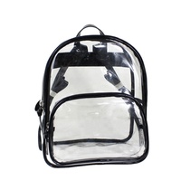 Sac à dos transparent pour enfants sac à dos en pvc transparent petit sac à dos en plastique transparent approuvé par le stade