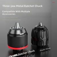 Perceuse à percussion sans balais au lithium 16,8 V, deux vitesses réglables, réversible, outil tournevis multifonctionnel