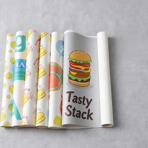 Papel Encerado para Alimentos, a Prueba de Grasa, para Hamburguesas, Sándwiches, Bolas de Arroz, Rollos de Pollo, para Restaurantes y Comedores - Product Image 4