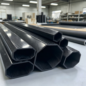 Tube hexagonal en fibre de carbone 3K de 12 mm pour support d'instrument de <span class=keywords><strong>musique</strong></span> - Product Image 6
