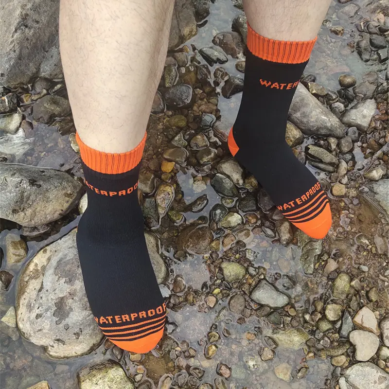 100% waterproof windproof sports hiking socks waterproof breathable socks