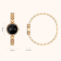 Pulsera Inteligente L6 para Mujer, Monitor de Frecuencia Cardíaca, Oxígeno en Sangre, Salud Femenina, Monitor de Sueño, Reloj Inteligente para Mujer 2026