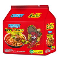 Nouilles en sachet Soupe chinoise très vendue Nouilles de restauration rapide Nouilles instantanées halal