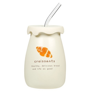 <span class=keywords><strong>Tasse</strong></span> à <span class=keywords><strong>café</strong></span> Lelyi Ins Cartoon Cute Bear <span class=keywords><strong>Croissant</strong></span> peinte à la main <span class=keywords><strong>avec</strong></span> <span class=keywords><strong>tasse</strong></span> en céramique <span class=keywords><strong>de</strong></span> coeur <span class=keywords><strong>de</strong></span> fille créative <span class=keywords><strong>de</strong></span> haute valeur <span class=keywords><strong>avec</strong></span> couvercle - Product Image 6
