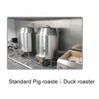 Four à rôtir à gaz commercial de grande capacité Équipement de barbecue pour restaurants et magasins de rôtissage de viande