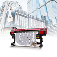 Impresora y Cortadora de Vinilo de Alta Calidad, Todo en Uno, 60cm, 1.2m, 1.6m, 1.8m, Plotter para Pegatinas, Impresión con Tinta Eco Solvente
