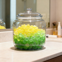 Vente en gros en usine récipient de stockage de nourriture en plastique 92.5L pot avec couvercle boîte incassable en acrylique PC transparente pour ménage hôtel mariage