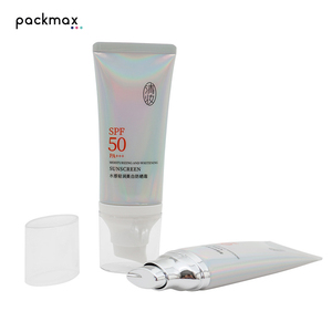Custom Processing 50ml Sunscreen BB Cream Ultra-Flat Cosmetic Soft <b>Tube</b>, Aluminum-<b>Plastic</b> High-Gloss <b>Tube</b> Packaging - Product Image 1