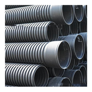 Tubería de HDPE Negra, Tubo Krah, Gran Diámetro, para Alcantarillado Subterráneo - Product Image 1