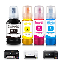 Tinta Sublimasi Kustom 100ml Set Grosir 4 Warna untuk Printer Epson ET-15000 ET-8550 ET-1810 EcoTank