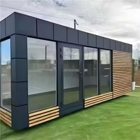 Maison conteneur préfabriquée portable à assembler, appartements sans pignon, bâtiments modulaires, maison conteneur en kit