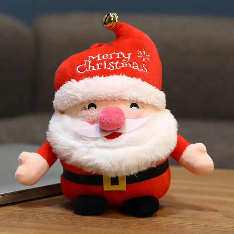 Santa clause elk doll Christmas plush toys Decoration pendant children dolls wholesale customized Promotional cartoon gifts
