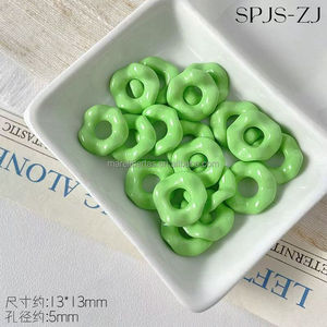 Macaron Polish Stacking Toys Straight Hole Beading DIY Craft Accessories Phone Chains Hair ropes Jewelry <b>Beads</b> Versatile - Product Image 4