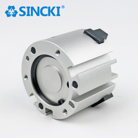 Cylindre de préhension pneumatique SINCKI série MHS3 à 3 doigts, double action, pour robot de préhension et de placement, automatisation