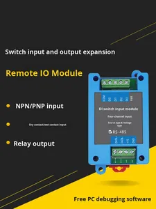 โมดูลรีเลย์อินพุตเอาต์พุตแบบสวิตช์ DI DO 1-32 ช่อง รุ่น TD-39 ซีรีส์ รองรับ Modbus RTU RS485 สำหรับระบบควบคุมอุตสาหกรรม - Product Image 1