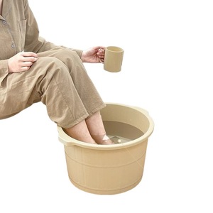 Bañera Extra Grande para Pies con Función de Masaje, Apta para Uso Doméstico, Dormitorios Estudiantiles, Bañera de Plástico Reforzado - Product Image 1