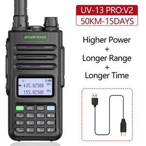 2026 2026 New UV-13 Pro V2 8W <b>Walkie</b>-<b>talkie</b> Transceiver GMRS Baofeng With Type-C Charger UV-13pro Two Way Radio - Product Image 6