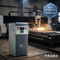 Générateur d'azote PSA TAHU Industrial 99,99 % pour machine de découpe laser à fibre, système d'alimentation en N2 haute stabilité LNB-10C4-9Z