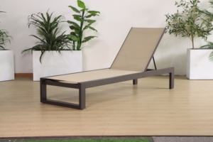 होटल सूर्य लाउंजर पूल चेयर सूर्य लाउंज समुद्र तट धातु फ्रेम वाटरप्रूफ हल्के वाणिज्यिक एल्यूमीनियम आउटडोर चेज़ लाउंज - Product Image 2