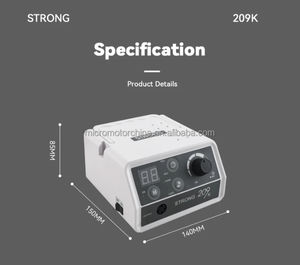제조업체 강력한 209C 네일 드릴 머신 102L 핸드피스 주얼리 35000rpm OEM 브랜드 치과용 마이크로모터 - Product Image 5