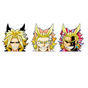 ALL Might Motion Sticker My Hero Academia adesivo lenticolare Boku No Hereo decalcomanie impermeabili per auto