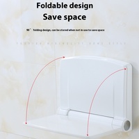 Banc à chaussures pliant moderne en plastique pour salon, tabouret ottoman élégant