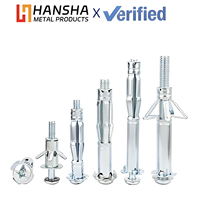Fournisseur de chevilles moulées en métal galvanisé pour cloisons sèches et murs creux – Fixation robuste à expansion rapide pour cloisons en plâtre