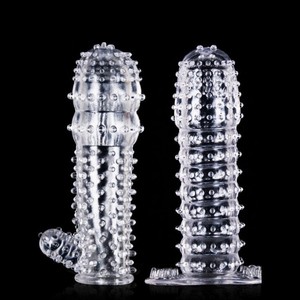Ejderha prezervatif yetişkin şeffaf kristal seks oyuncak penis kollu horoz halka yapay penis başak prezervatif özel prezervatif erkek seks ürün - Product Image 1