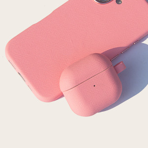Vente en gros en vrac étui pour écouteurs en cuir saffiano pour apple étui 2nd génération pour <span class=keywords><strong>airpods</strong></span> <span class=keywords><strong>pro</strong></span> 2 étui - Product Image 5