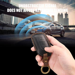 Funda de cuero para llaves de coche, estilo vintage, compatible con Roewe i5, RX5MAX, RX3, MG HS, MG 5i6max, funda de cuero genuino. - Product Image 4