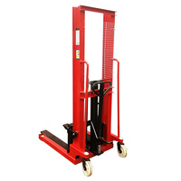Chariot élévateur manuel 3M 1500 kg, transpalette hydraulique à moteur AC, chariot élévateur tout-terrain, transpalette