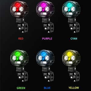 Luz Auxiliar Delantera Inteligente para Motocicleta 20150LM, Lámpara LED de Proyección y Enfoque, Resistente al Agua IPX8, Luz Antiniebla para Goldwing y <span class=keywords><strong>Adventure</strong></span> - Product Image 2