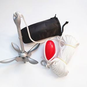 <span class=keywords><strong>Petit</strong></span> ensemble d'ancrage de grappin pliant en acier au carbone galvanisé <span class=keywords><strong>parapluie</strong></span> à quatre griffes pour matériel marin pour bateaux de pêche - Product Image 4