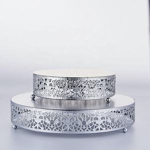 Bianco di Cristallo Della Torta Del Basamento Del Bigné <span class=keywords><strong>Per</strong></span> La Cerimonia Nuziale e Del Partito - Product Image 6