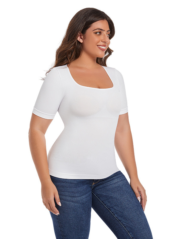 Tummy-Control Seamless Shapewear Bodysuit (Z566349): fabric stretch, recovery and seam construction reference