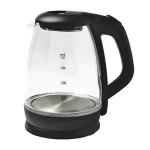 Kettles Glass Cordless Kettle Tea Transparent 1500w Electrical Fast Boil Hot Hotel Water Heater