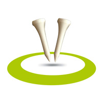 Vente en gros de haute qualité porte-balle de golf en plastique bois bambou tees de golf pour les clubs de golf options de longueur disponibles
