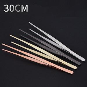 <span class=keywords><strong>Pinzas</strong></span> <span class=keywords><strong>de</strong></span> <span class=keywords><strong>cocina</strong></span> <span class=keywords><strong>de</strong></span> acero inoxidable, 30CM, para chef, hielo, comida, logotipo personalizado - Product Image 5